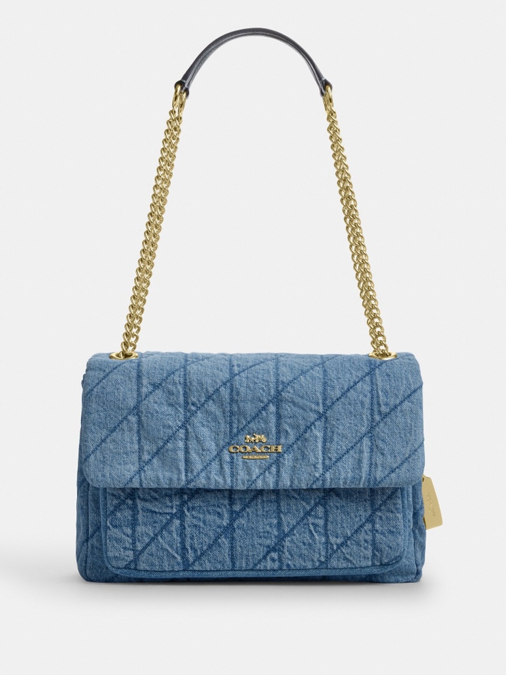 Coach Outlet Elodie Crossbody Bag In Regenerative Cotton With Quilting